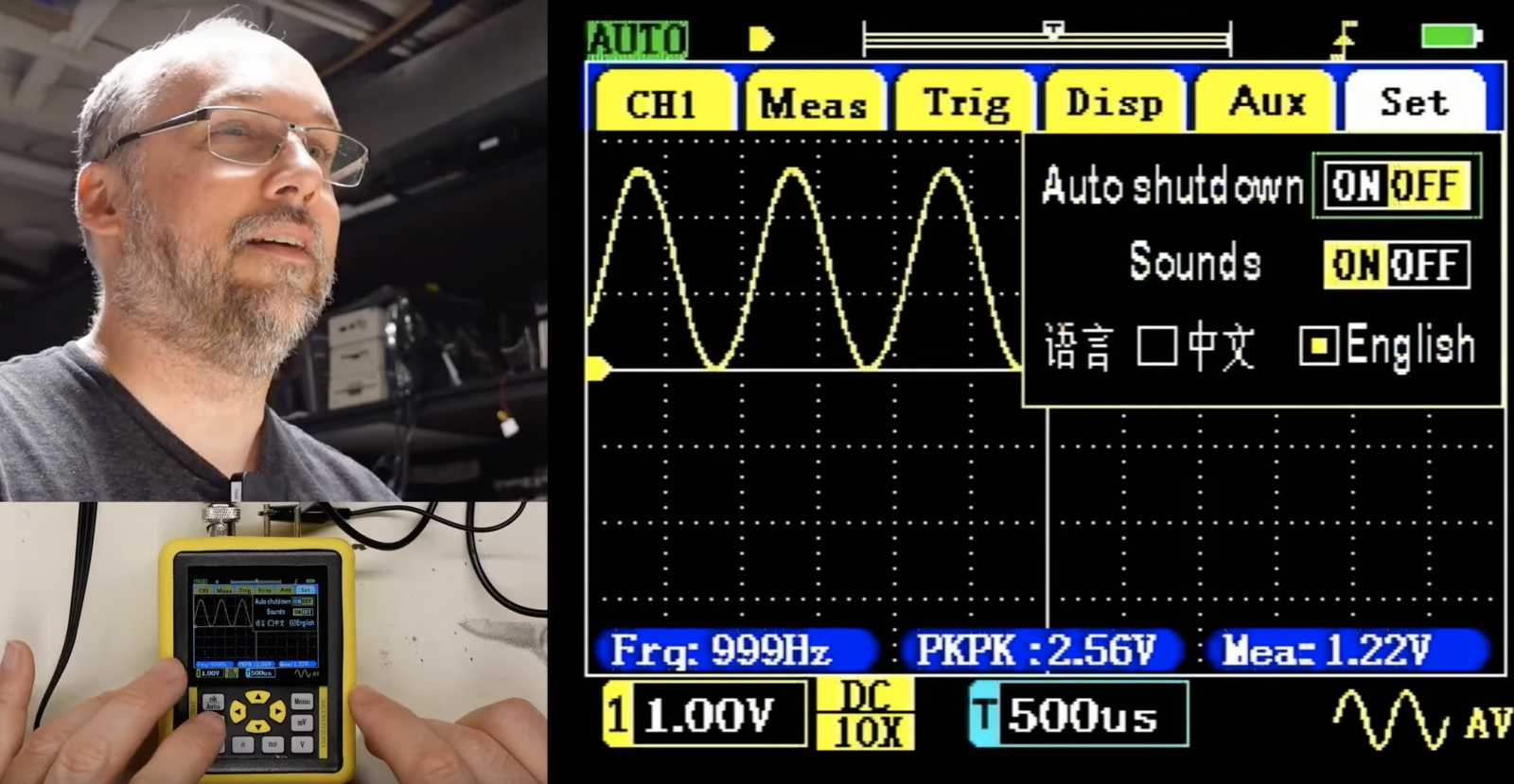 Budget Tools Review DSO1511G Digital Oscilloscope from ZEEWEII